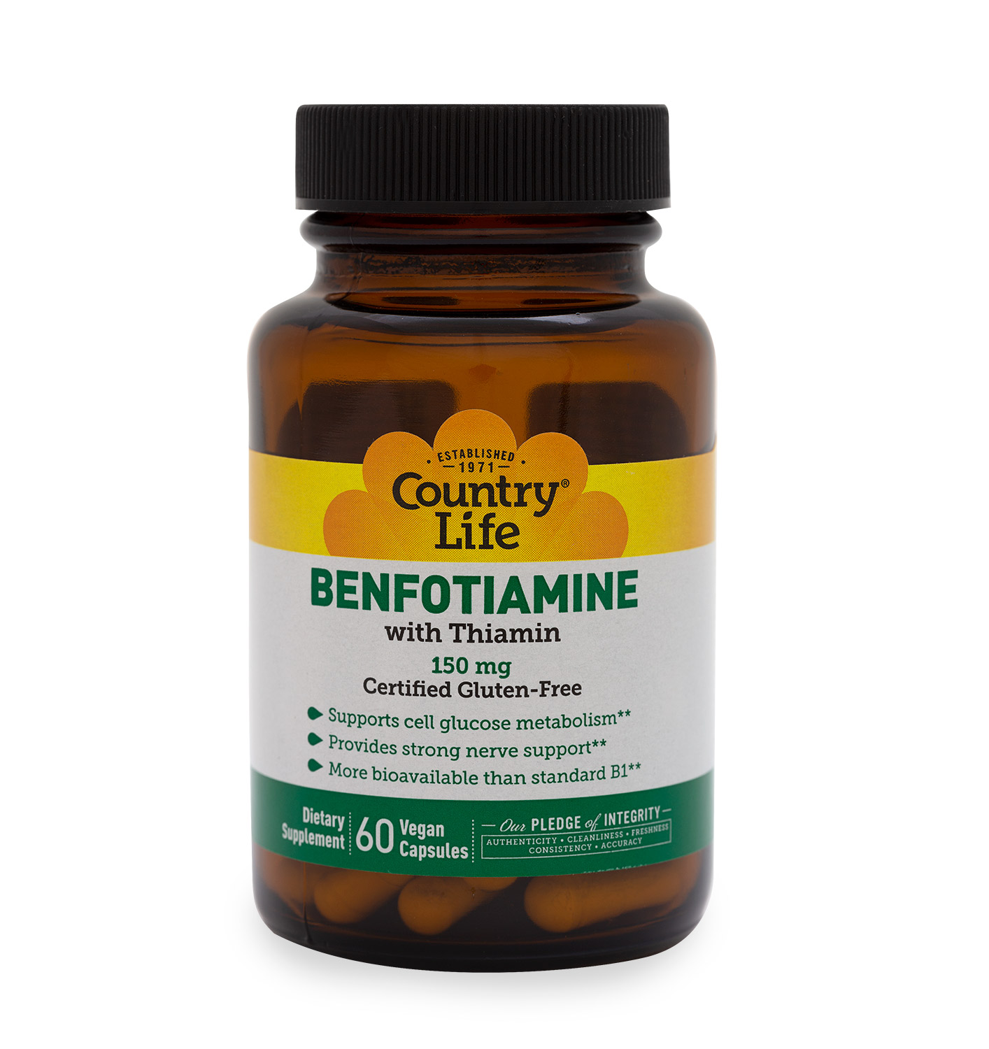 BIO INNOVATIONS Benfotiamine, 150mg, 60 Capsules